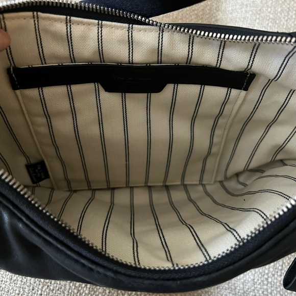 Rag and Bone Riser Black Perforated Hobo Handbag New - Picture 5 of 6